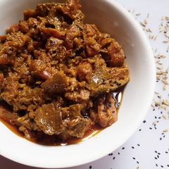 A picture of Homemade mixed achar.