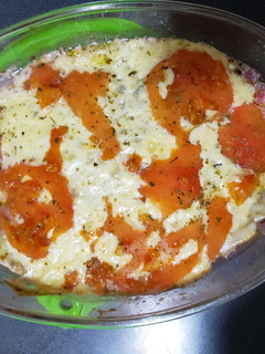 Una foto de Pescado al horno tipo cancato