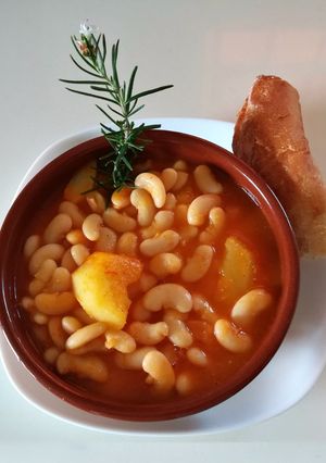 Una foto de Judías vegetarianas