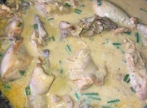 Una foto de Pollo al verdeos con papas!!!😋