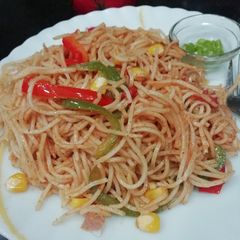 A picture of Corn Noodles.