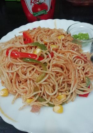 A picture of Corn Noodles.