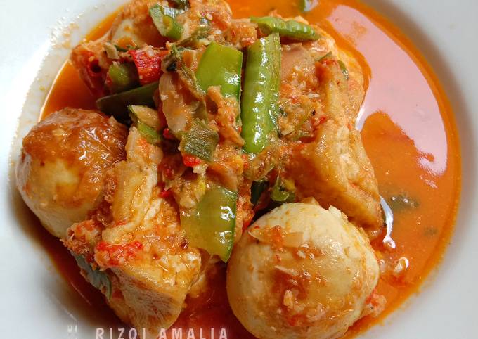 Resep: Telur Bumbu Merah Yang Mudah