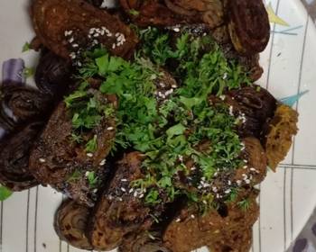 Without Fail Making Recipe Homemade crispy Patra with some spicy green chutney Delicious Steady