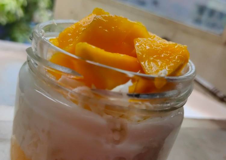 Resep 25. Ketan Susu Mangga, Lezat