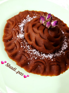 عکسی از دستور حلوای شیر خوشمزه😋