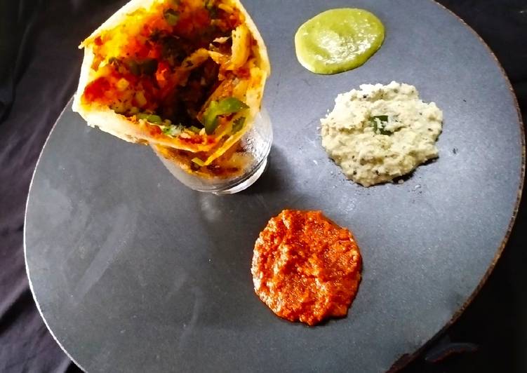 Recipe of Any-night-of-the-week Cone Pizza Dosa