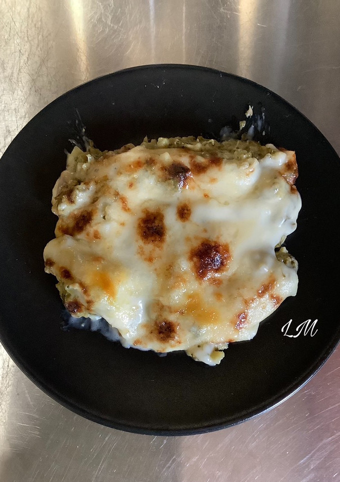 Una foto de Brócoli gratinado