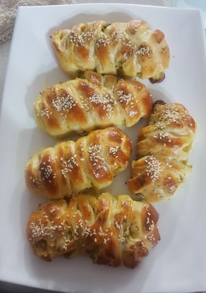 عکسی از دستور اشترودل با خمیر جادویی😋