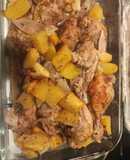 Muslo de pollo asado al horno!