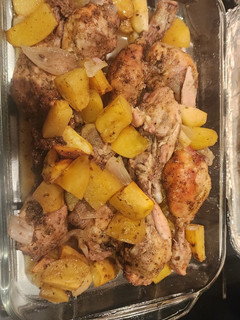 Una foto de Muslo de pollo asado al horno!