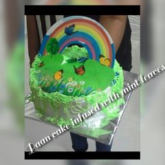 A picture of 3d cake.