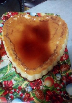 Una foto de Flan de limón
