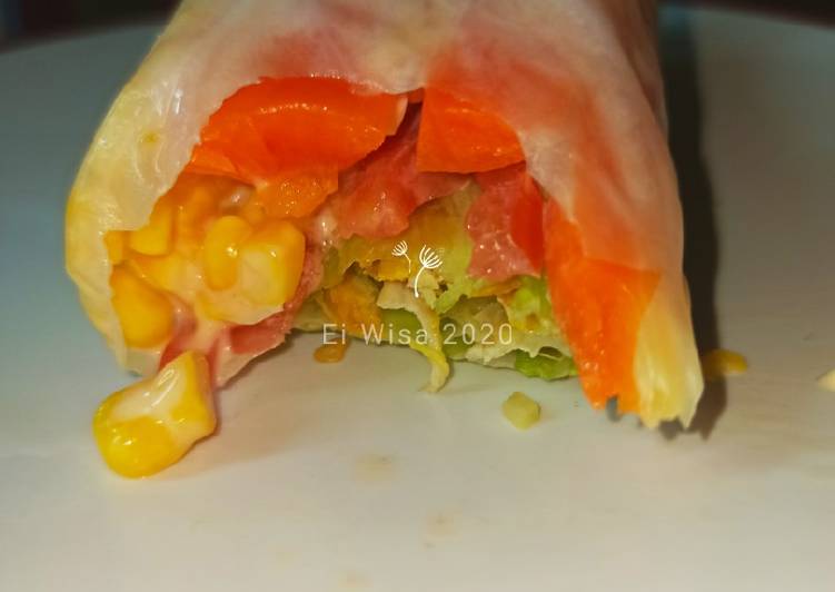 Resep Cabbage roll with chicken and veggie #Diet Anti Gagal