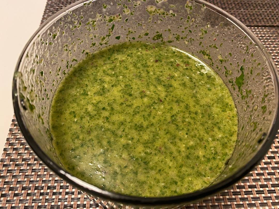 Chimichurri szósz recept recept fotó