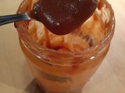 Une photo de semoule caramel
