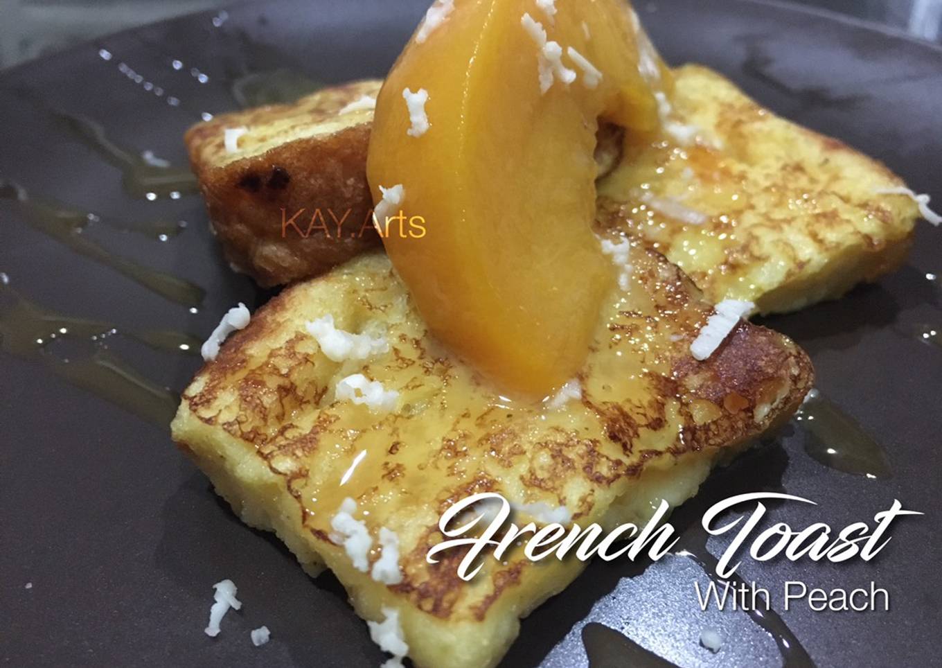 French Toast + Peach 🍑