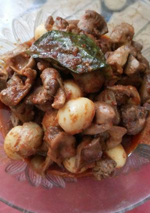 Foto resep Sambal Goreng Ampela Ati & Telur Puyuh