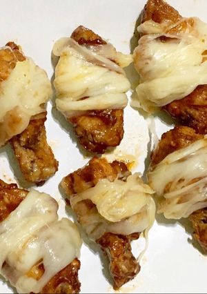 Foto resep Grill chicken wings BBQ w/ mozarella