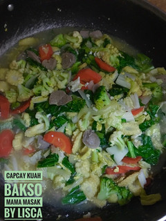 Foto resep Capcay kuah bakso