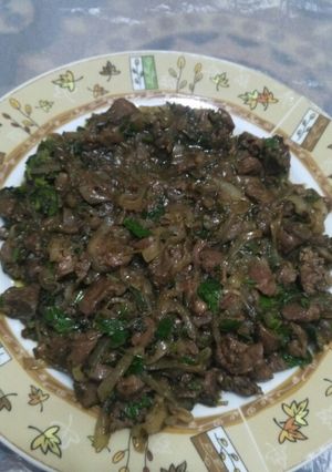 صورة لوصفة كبدة وقوانص