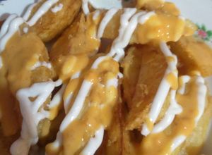 Gambar Kentang Goreng Cheese ala Cheezy Wedges