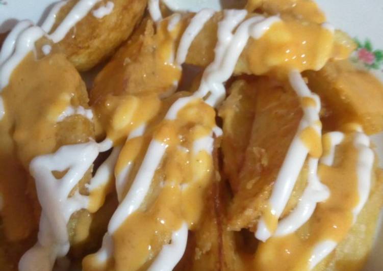 Resipi Kentang Goreng Cheese Ala Cheezy Wedges Oleh Daporberasap Cookpad