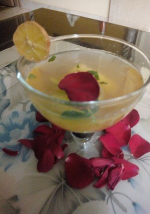 A picture of Pineapple mocktail.