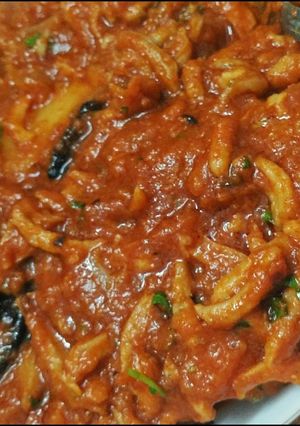 A picture of Sode (dried prawns).