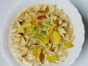 A picture of baked kheer