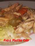 Insalata di Cosce di Pollo con Giardiniera