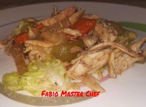 Foto di Insalata di Cosce di Pollo con Giardiniera