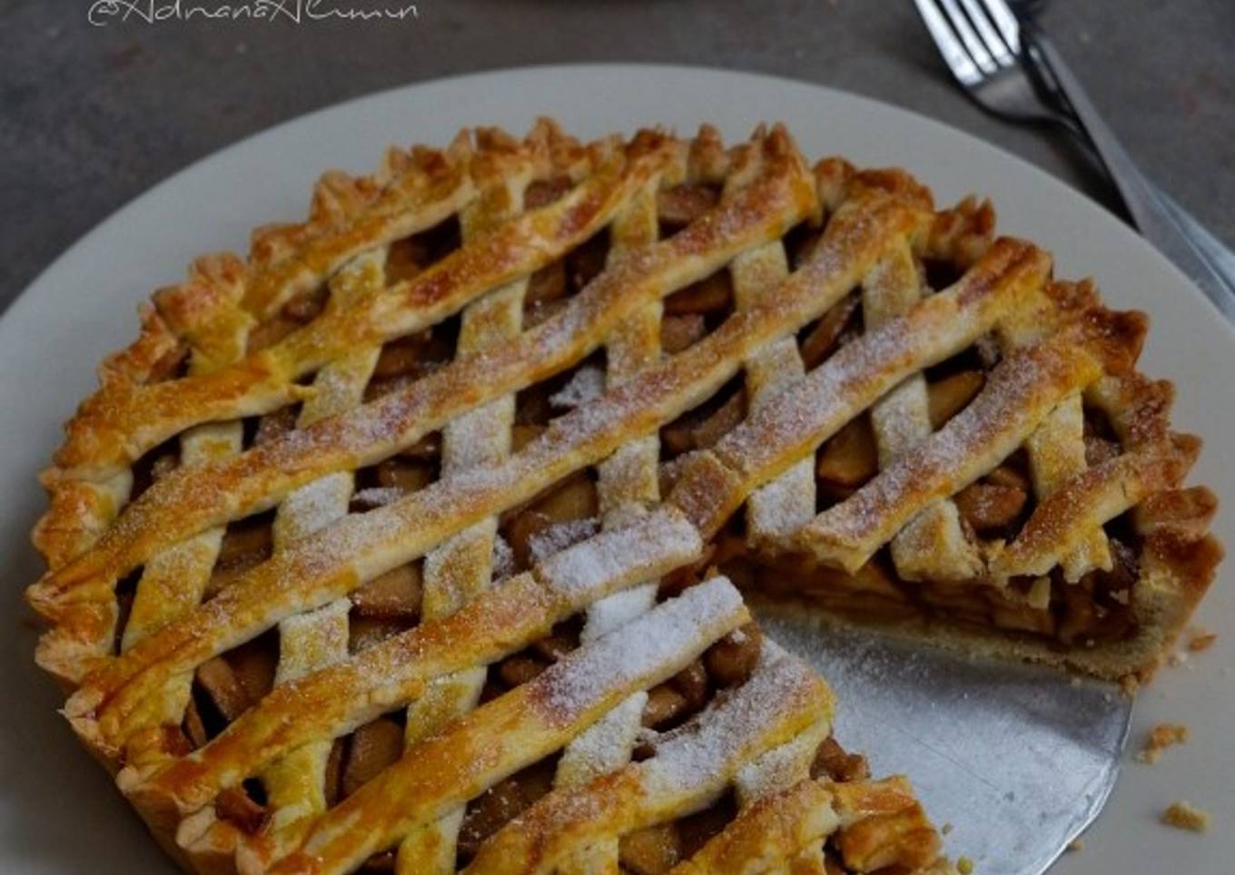 Apple pie enak