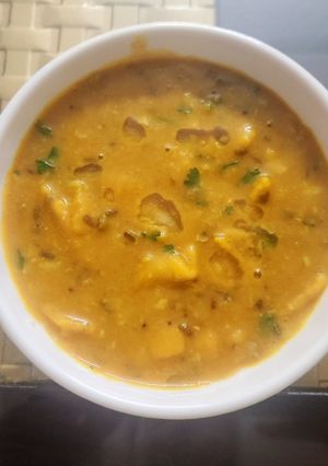 A picture of Dal Dhokli.