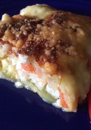 Una foto de Pescado Al Horno Gratinado