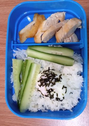 รูปของ ข้าวไก่ทอดไข่ออนเซน