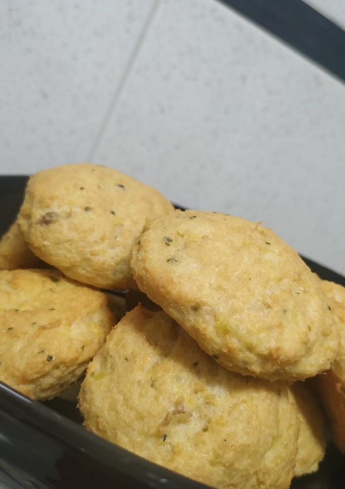 Una foto de Buñuelos de bacalao al horno
