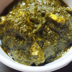 A picture of Palak Paneer.