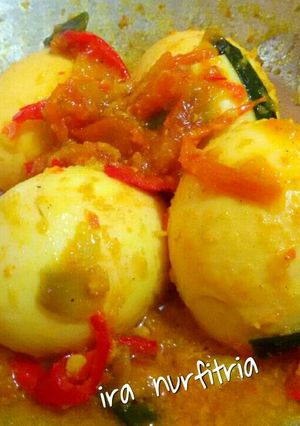 Foto resep Semur Telur Balado