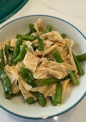 Foto resep Tumis Buncis Kembang Tahu ala HK