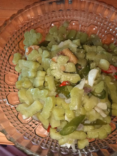 Foto resep Oseng Pare ikan asin