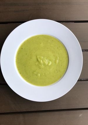 Una foto de Crema de calabacín para la familia👪