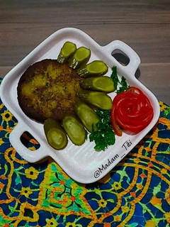 عکسی از دستور برگر مرغ و سویا 🍔