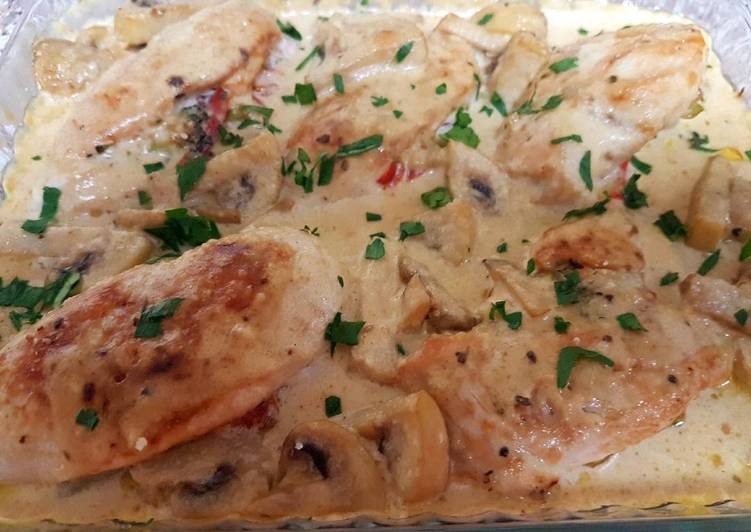 Easiest Way to Make Any-night-of-the-week Creamy mushroom chicken breast