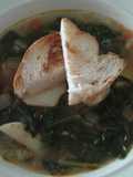 Sopa de acelgas con papas