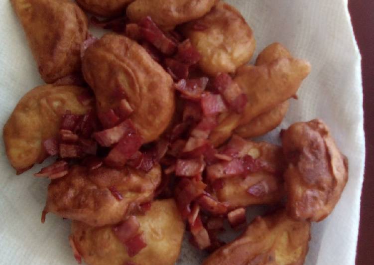 Bacon potato fridder