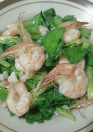 Foto resep Cah baby kol dan udang