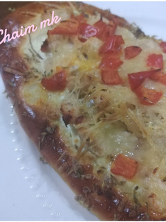 صورة لوصفة بيتزا بالصلصة البيضاء 🧀🍕🧀