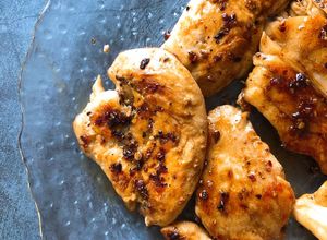 Hình của món Eatclean/Ức Gà Rim Nước Tương.