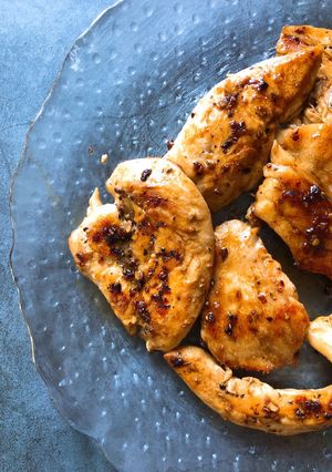 Hình của món Eatclean/Ức Gà Rim Nước Tương.